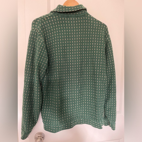 Club Monaco half zip cotton sweater L - Picture 4 of 4